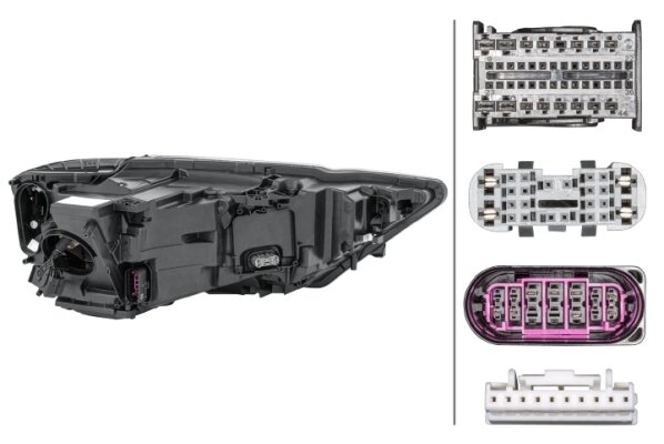 Hella Koplamp Audi A8 (4N2, N8) 17- Links HD Matrix | 1EX 012 865-411