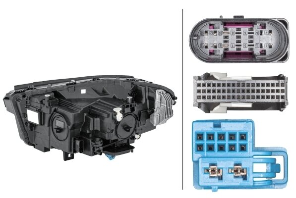 Hella Koplamp Mercedes GLA (H247) 20- Rechts Multibea | 1EX 013 074-721