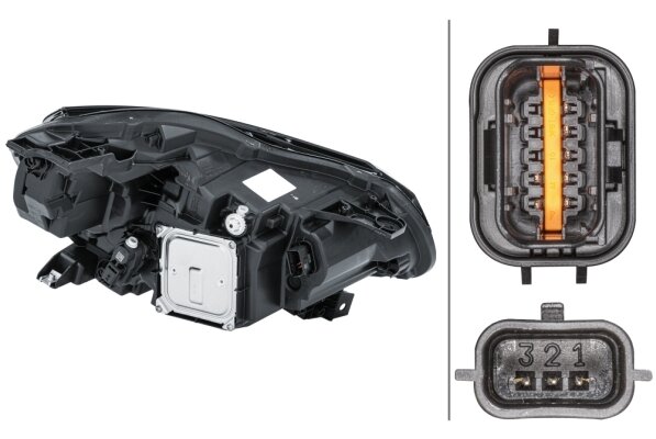 Hella Koplamp Renault Captur 18- Links led | 1EX 013 930-911