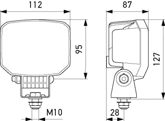 Hella Werklamp Powerbeam S nabijverl DT conn | 1GA 996 588-001