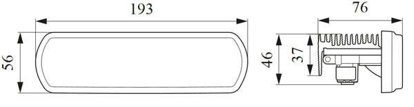 Hella Werklamp 9-32V Modular Style Tech longue po | 1GE 996 298-041