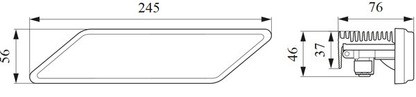 Hella Werklamp 9-32V Modular Base Style Rechts Zero G | 1GE 996 298-361