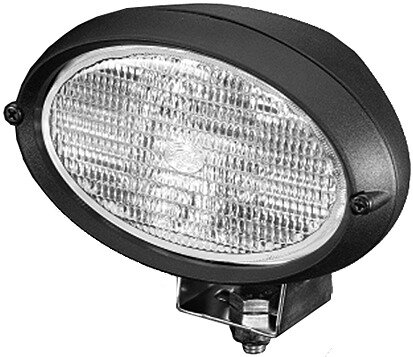 Hella Werklamp Oval 100 H3 met optiek z/gl | 1GA 996 361-421