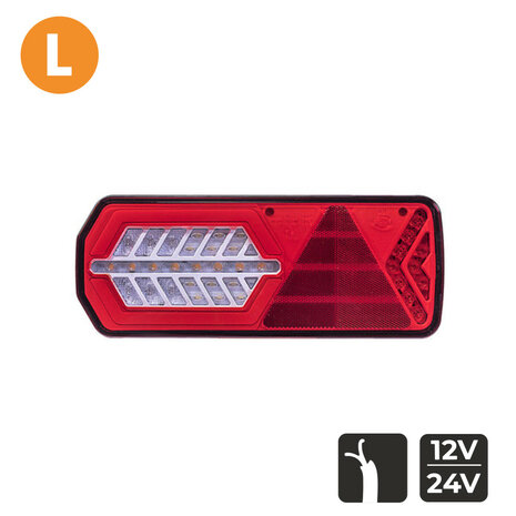 Dasteri DSL-5001TR LED Achterlicht Links + Driehoek Reflector