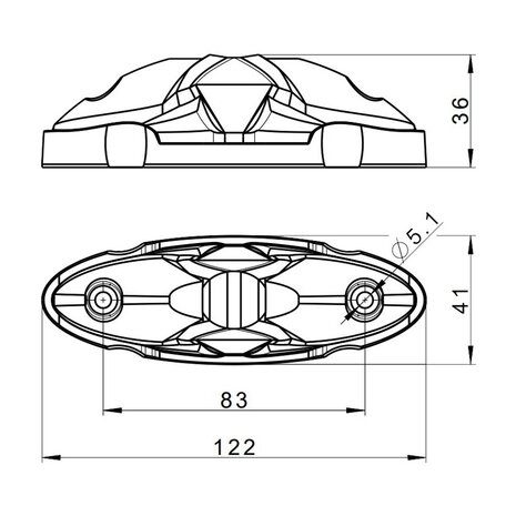 Fristom LED Markeringslamp 2-Functies FT-038 CB LED