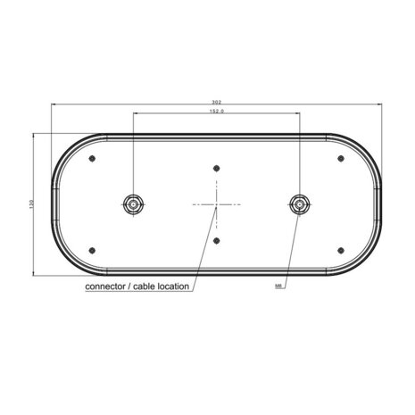 Fristom FT-610 LED Achterlicht Rechts 6-Functies met Kentekenverlichting