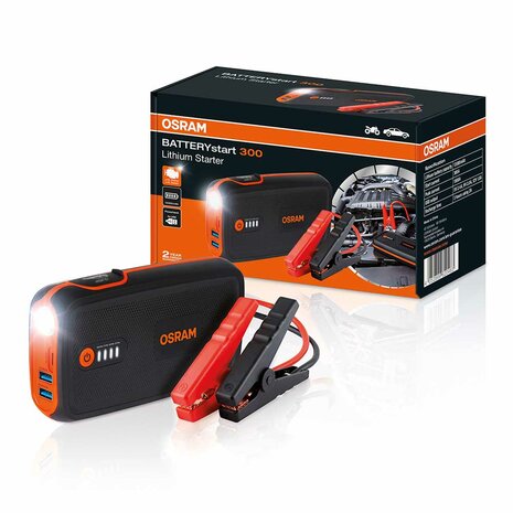 Osram BATTERY Start 300 Jump Starter + Powerbank