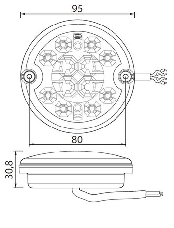 Led Achterlicht 2 Functies