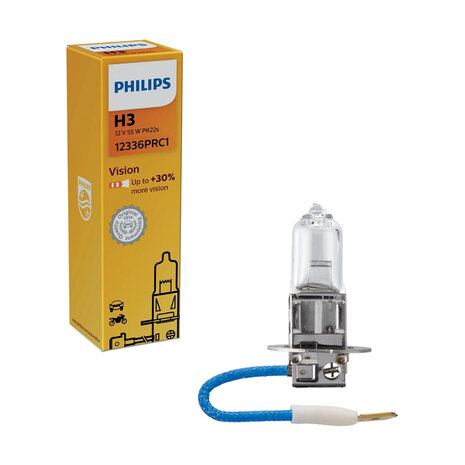 Philips H3 Halogeen lamp 12V PK22s Vision