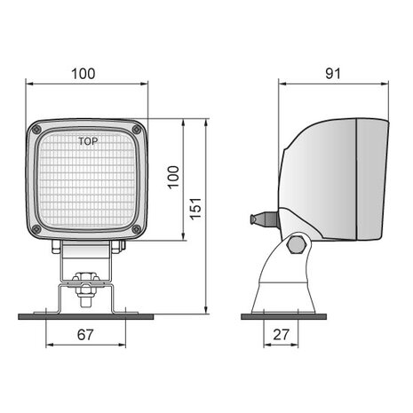 Wesem Halogeen Werklamp H3