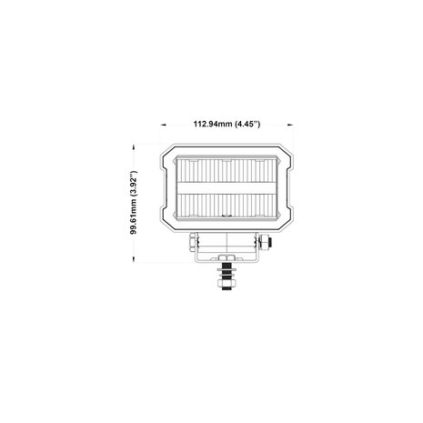 Boreman LED Werklamp 4000LM + Stadslicht (Rood of Oranje)