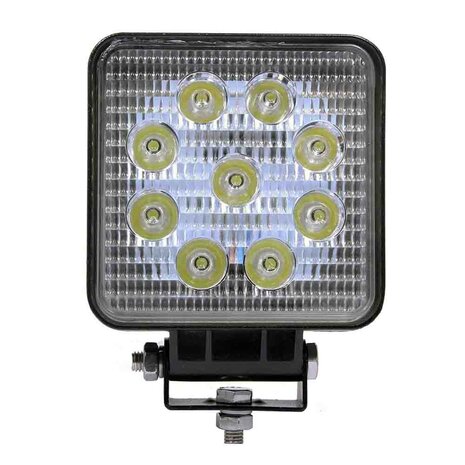 27W LED Werklamp Vierkant BUDGET