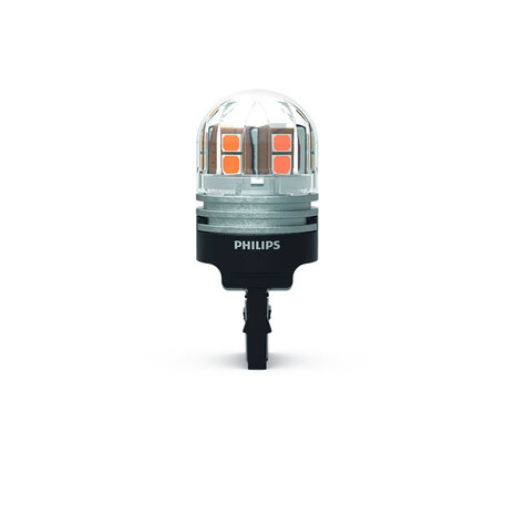 Philips W21/5W LED Retrofit Oranje 12-24V 2 Stuks