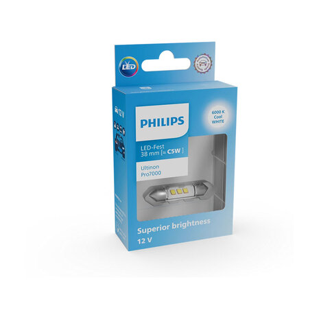 Philips SV8.5 Festoon 38mm Koudwit 6000K 12V