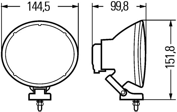 Hella Verstr Comet 200 Xenon 12V | 1F4 007 893-141