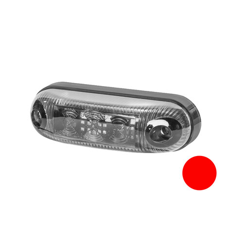 Horpol LED Markeringslamp Rood LD-410 Dark-Look