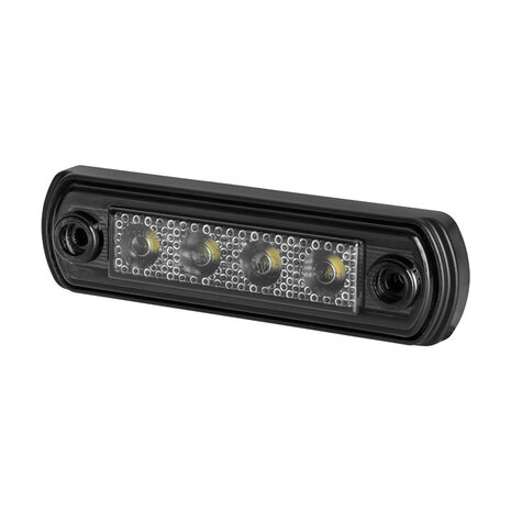 Horpol LED Markeringslamp Wit Platte Montage LD-675 Dark-Look