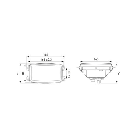 Hella LED Koplamp NovoLED Inbouw | 1SA 327 210-011