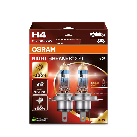 Osram H7 Night Breaker 220 Duobox 12V 55W PX26d