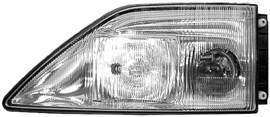 Hella Koplamp DB bus Citaro 1/98-4/06 Met Gloeilampen 24V Rechts | 1DL 007 859-021