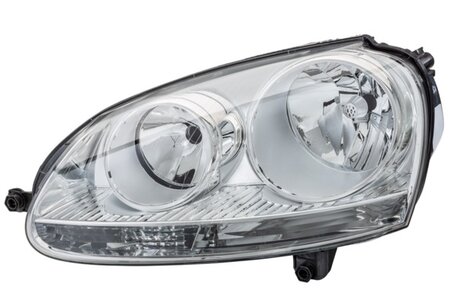 Hella Koplamp VW Golf V 04-09 Jetta 05- chr Rechts | 1EG 247 007-581