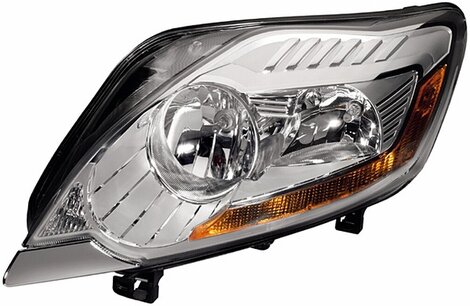 Hella Koplamp Ford Kuga 03/08- Links Met Gloeilampen H7/H1 | 1EJ 009 696-711