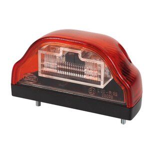 LED Kentekenverlichting Rood 12V