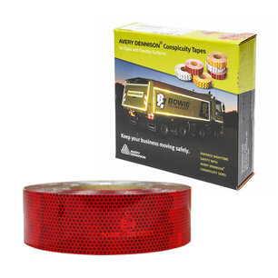 Avery V-6722B Contour Reflectietape Rood | Rol 50M