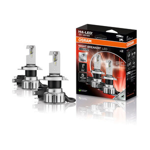 Osram Night Breaker LED Smart H4 ECE-goedgekeurd Set | +330%