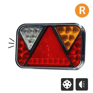 Fristom FT-270 LED Achterlicht Rechts 5-Functies Canbus 12V