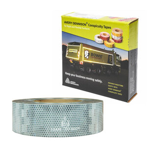 Avery V-6700B Contour Reflectie Tape Wit | Rol 50M