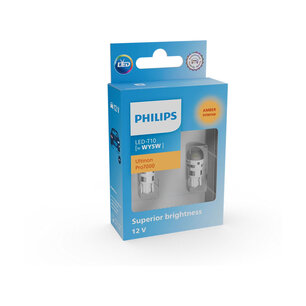 Philips WY5W LED Retrofit Oranje 12V 2 Stuks