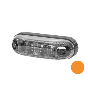 Horpol LED Markeringslamp Oranje Ovaal LD-390 Dark-Look