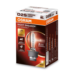 Osram D2S Xenon Lamp 35W Night Breaker 220 P32d-2